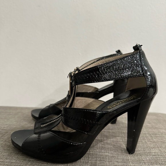 Michael Kors Black Heels with High Heel Design and Cutout Details - Picture 2 of 5